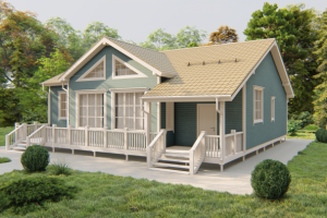 Визуализация Каркасного дома