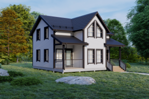 Визуализация Каркасного дома