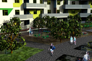 Энергоэффективный жилой дом средней этажности