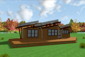 Варианты решений мини-модульных деревянных домов