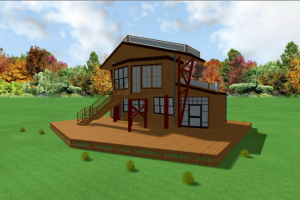 Варианты решений мини-модульных деревянных домов