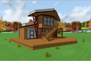 Варианты решений мини-модульных деревянных домов