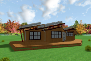 Варианты решений мини-модульных деревянных домов