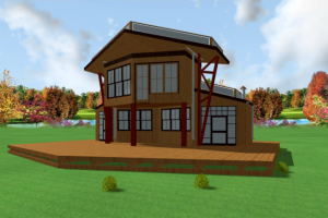 Варианты решений мини-модульных деревянных домов