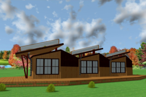 Варианты решений мини-модульных деревянных домов