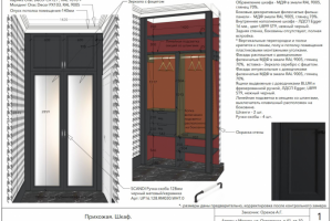 Проект меблировки квартиры