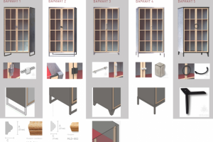 Разработка дизайна шкафа из металла