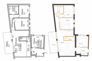 Отрисовка планов в векторе