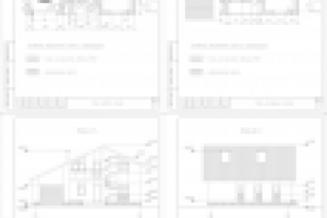Архитектурный проект 2-этажного дома из блоков ПГС
