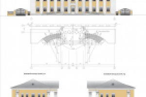 Здание администрации Новобелицкого района г.Гомеля