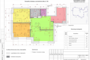 Планировка квартиры 70 м2 с подробной расстановкой мебели