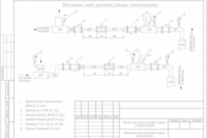 Монтажная схема датчиков расхода теплоносителя