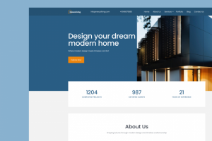 Дизайн сайта для строительной компании