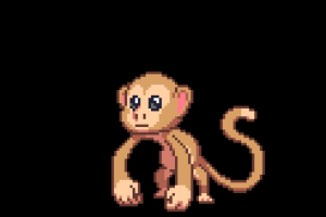 Смущенная обезьянка  (аним.)