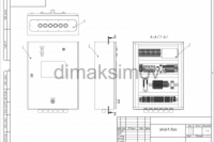 Шкаф управления дизельным электроагрегатом MTU 16V4000G63