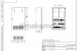 Шкаф управления системой охлаждения ДЭС MTU 16V4000G63