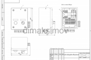 Шкаф управления подогревом двигателя MTU 16V4000G63