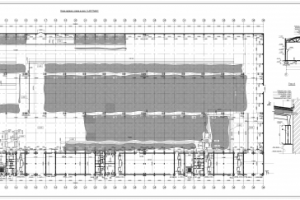Обмерный чертеж производственного здания