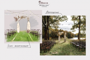 Визуализация декора выездной регистрации