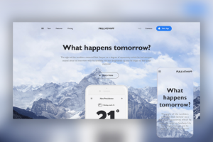 Landing Page для проекта FULLViewapp