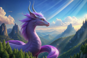 иллюстрация, дракон