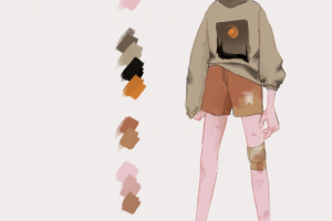 Персонаж по палитре