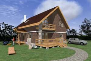 загородный дом в Подмосковье