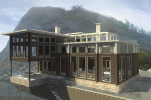 Дом  на берегу моря