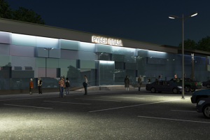 Фасад торгового центра