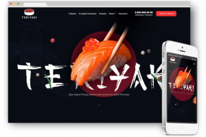 ИНТЕРНЕТ МАГАЗИН для ресторана "TERYAKI"
