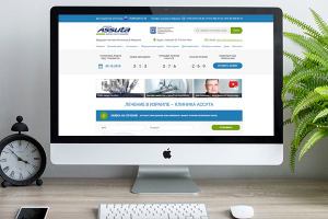 Сайт частной больницы в Израиле