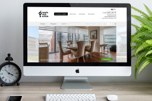 Переработка верстки сайта элитной недвижимости