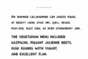 Шрифт "Крыжовник"