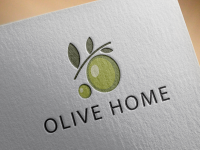 Логотип для отеля Olive Home