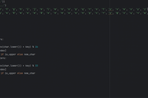 Простой шифр Цезаря