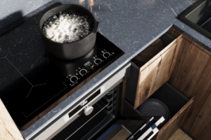 Визуализация кухни в стиле шале