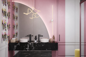 Визуализация клуба-караоке GALEREЯ на Арбате: санузел