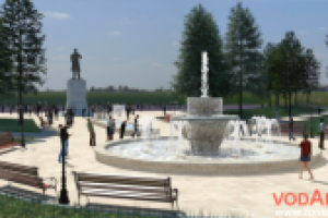 Визуализация фонтанного комплекса