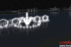 Визуализация фонтанного комплекса