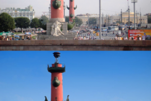 Растральные колонны Васильевского Острова