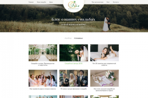 Портфолио с блогом