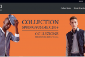 Сайт дизайнерского модного дома одежды.