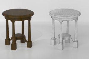 Прикроватная тумбочка - туалетный столик