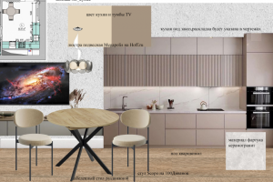 Кухня 13,4 кв.м