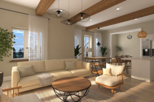 гостиная в загородном доме