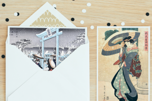 Открытки по японской графике