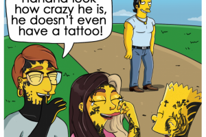 Комиксы в стиле "Симпсоны"