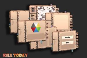 Внутриигровое меню для проекта "Kill today"