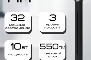 Инфографика для лампы