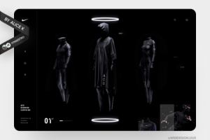 UX/UI дизайн сайта эксклюзивной коллекции Nike